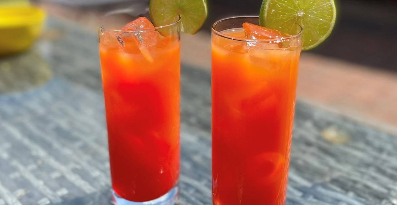 A twist on the classic tequila sunrise, we've swapped the tequila for